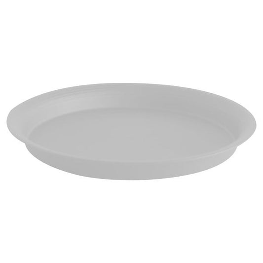 Felton FBL2534 Round Flower Pot Saucer, 37 × 37 × 3.2 cm, White Saucer Only