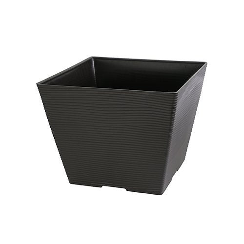 Felton FBL2494 square flower pot in Dark Brown, 45 × 45 × 35 cm