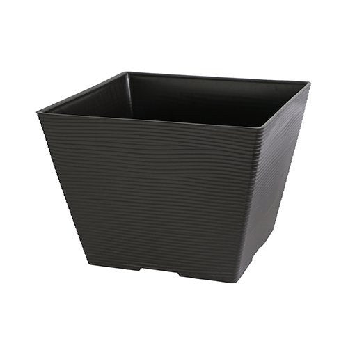 Felton FBL2495 square flower pot in Dark Brown, 55 × 55 × 38 cm