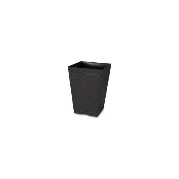 Felton FBL2511 square flower pot in Brown, 17 × 17 × 24 cm