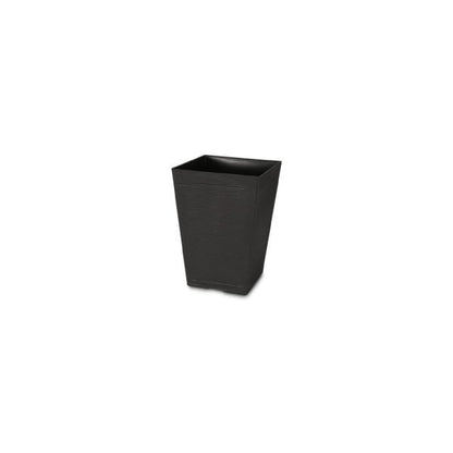 Felton FBL2511 square flower pot in Brown, 17 × 17 × 24 cm