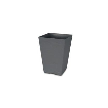 Felton FBL2512 square flower pot in Grey, 20 × 20 × 30 cm