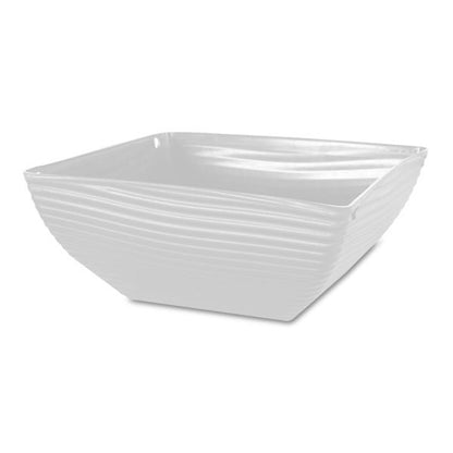 Felton FBL2583H square flower pot in White, 36 × 36 × 15 cm