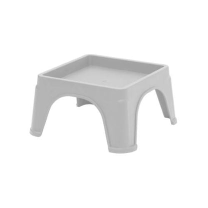 Felton GDN3825W Square Flower Pot Stand, 25 × 25 × 15.2 cm, White