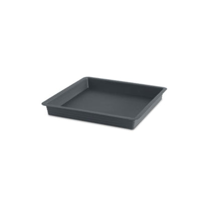 Felton FBL2504 square saucer in Grey, 19 × 19 × 3.2 cm