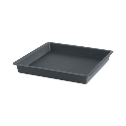 Felton FBL2507 square saucer in Grey, 30 × 30 × 3.2 cm