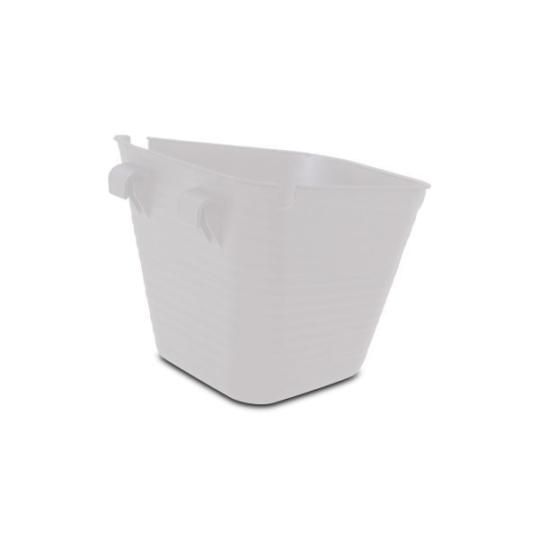 Felton FBL2100 round flower pot in White, 20.7 × 22 × 18 cm