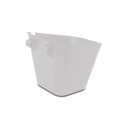 Felton FBL2100 round flower pot in White, 20.7 × 22 × 18 cm