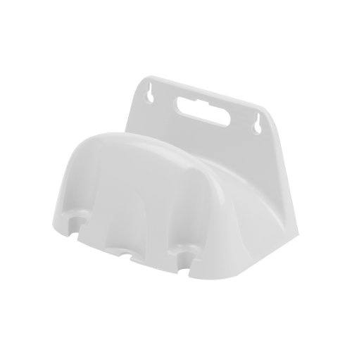 Felton WMH3059 Wall Mounted Garden Hose Hanger, 24.7 × 16.6 × 14.6 cm, White