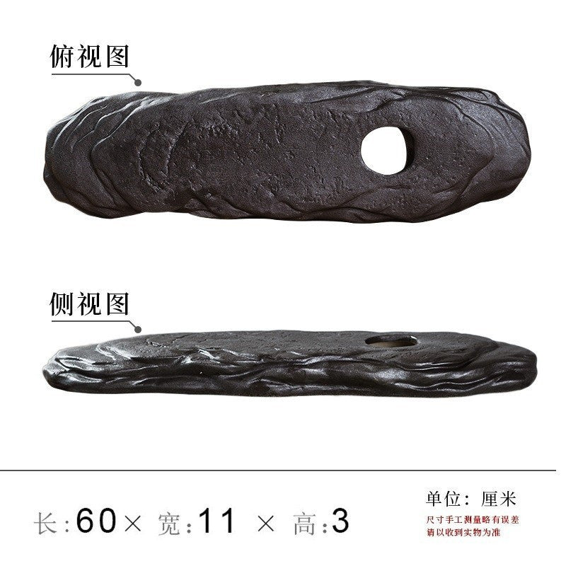 Ceramic Water-Feature Pot Base – 60 cm black base