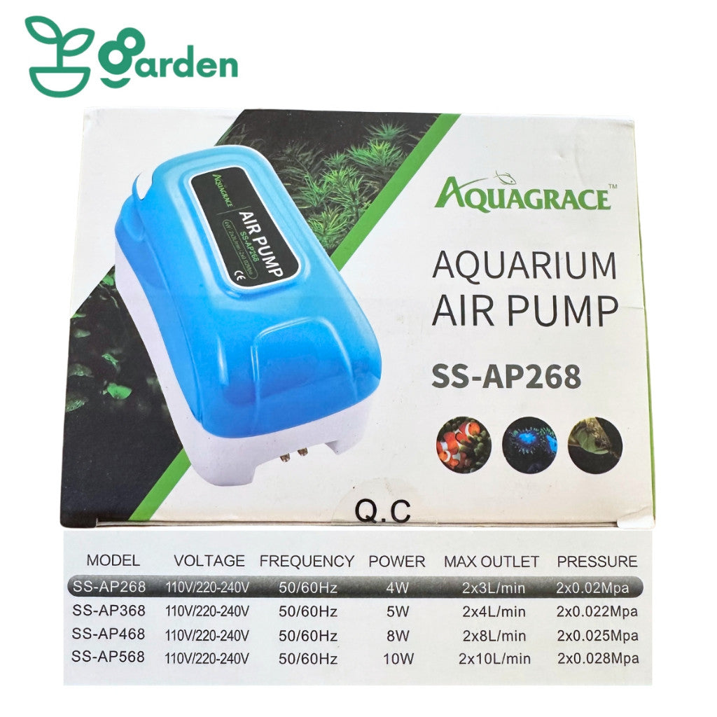 AquaGrace Aquarium Air Pumps – SS-AP268