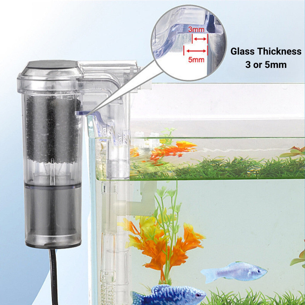 AquaGrace Hang-On Aquarium Filters – installation