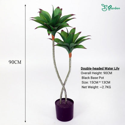 Artificial Indoor Plants & Woven Basket Options – product details view 8