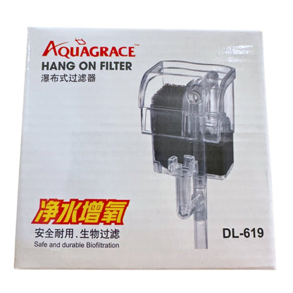 AquaGrace Hang-On Aquarium Filters – DL-619 box