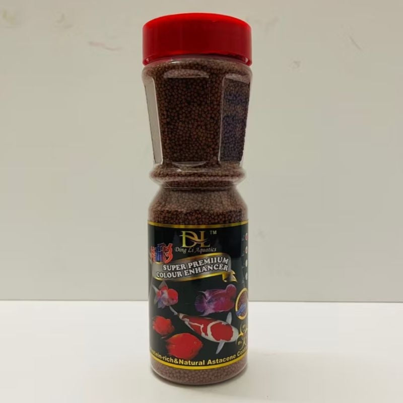 DL Super Premium Colour Enhance Fish Food – large bottle