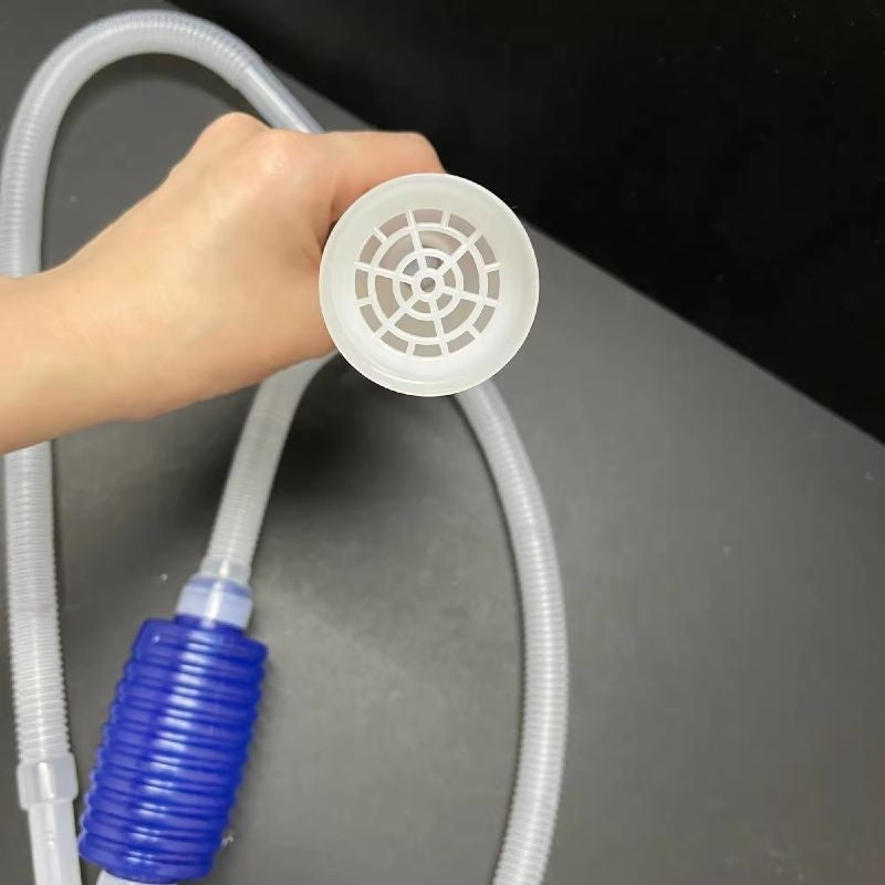 Aquarium Gravel Vacuum & Water-Change Siphon with Hand Pump – intake detail