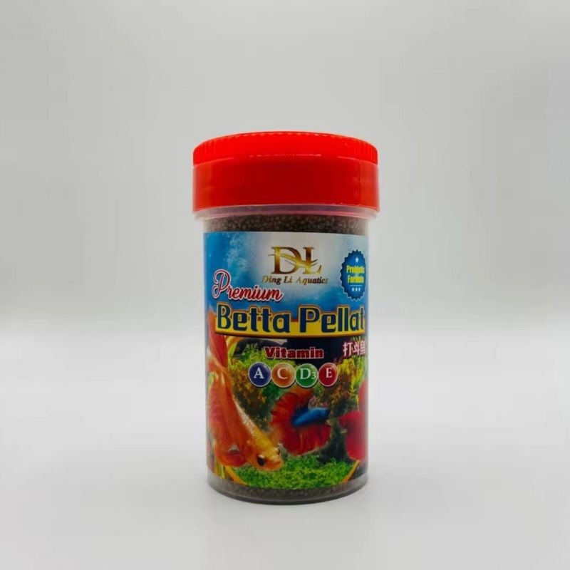 DL Premium Betta Floating Pellets – bottle photograph