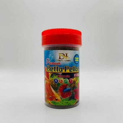 DL Premium Betta Floating Pellets – bottle photograph