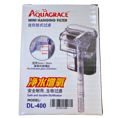 AquaGrace Hang-On Aquarium Filters – 250–500 L/h – product photo