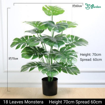 Artificial Indoor Plants & Woven Basket Options – product details view 4