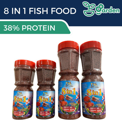 Ding Li 8-in-1 Fish Food – range graphic