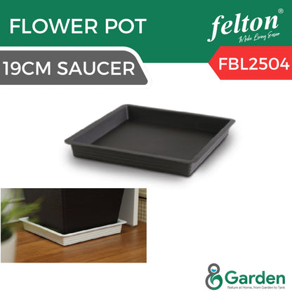Felton Square Plastic Flower Pots 2511/2512 – product and size guide