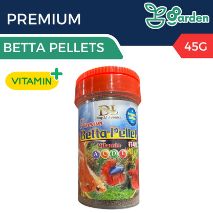 DL Premium Betta Floating Pellets – pack information