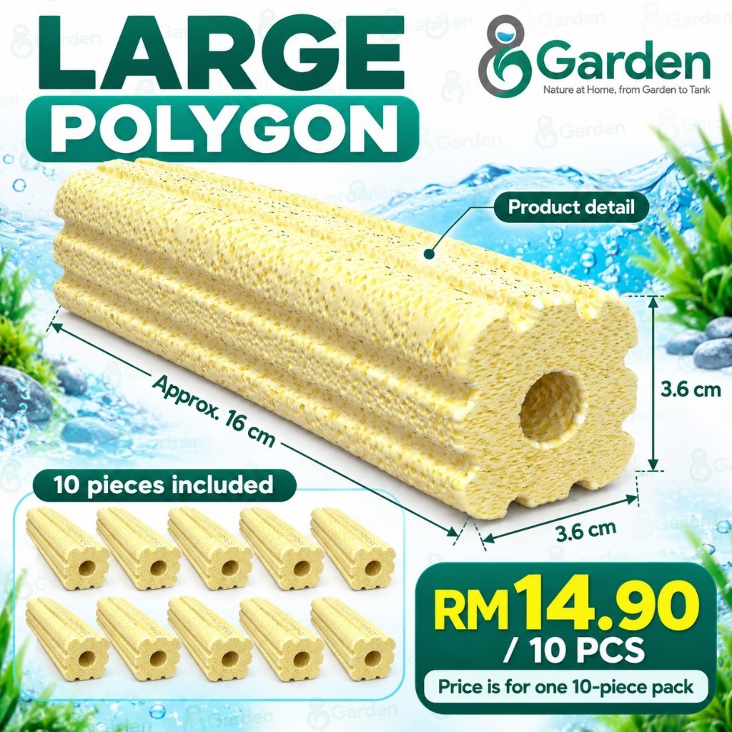 8Garden Ceramic Bio Filter Media – 10 Pieces, Small / Large – product details view 6