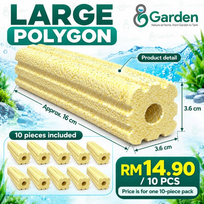 8Garden Ceramic Bio Filter Media – 10 Pieces, Small / Large – product details view 6