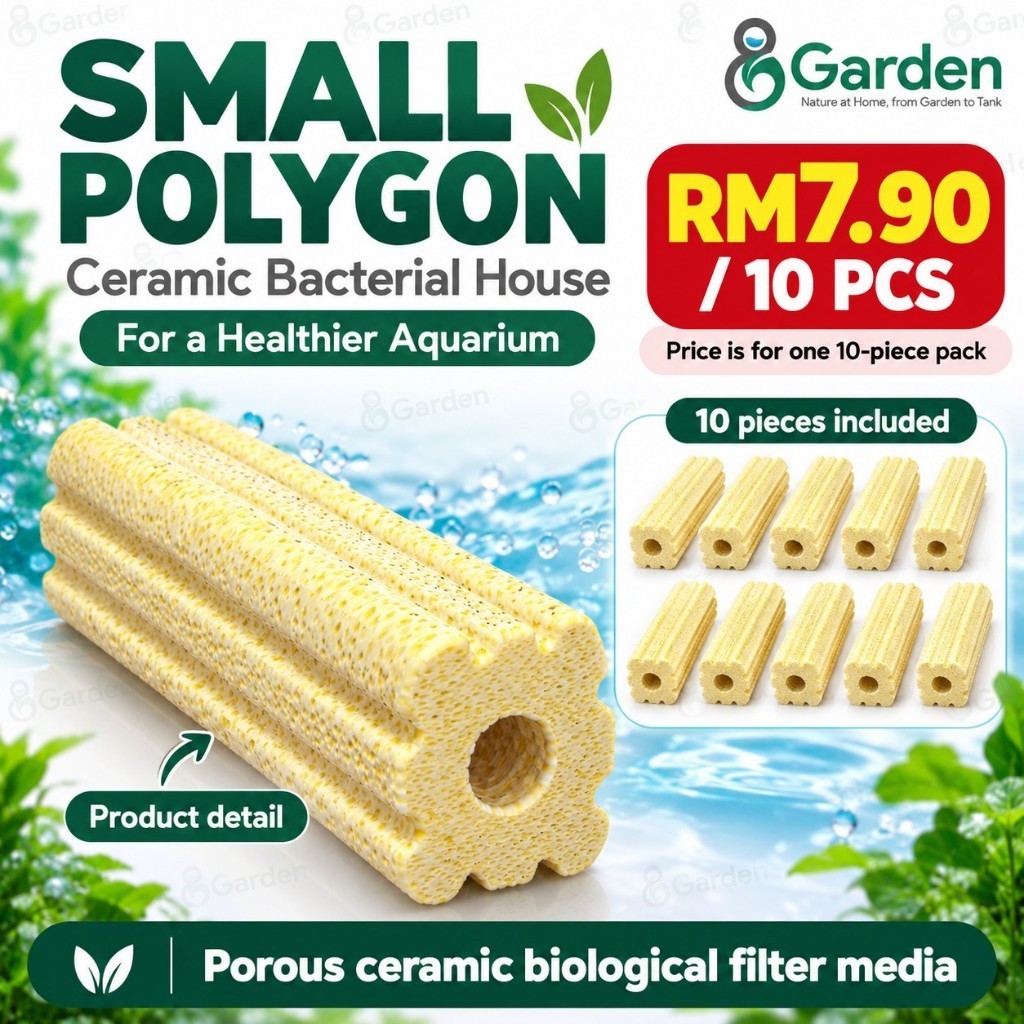 8Garden Ceramic Bio Filter Media – 10 Pieces, Small / Large – product details view 5
