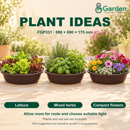 Felton FGP331 Round Plastic Gardening Bowl 69cm – product guide