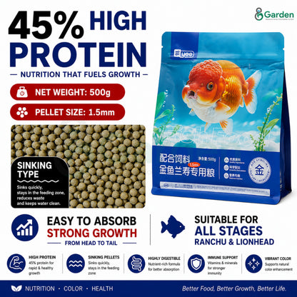 YEE Ranchu Goldfish Food – Floating 300 g / Sinking 500 g – product details view 10