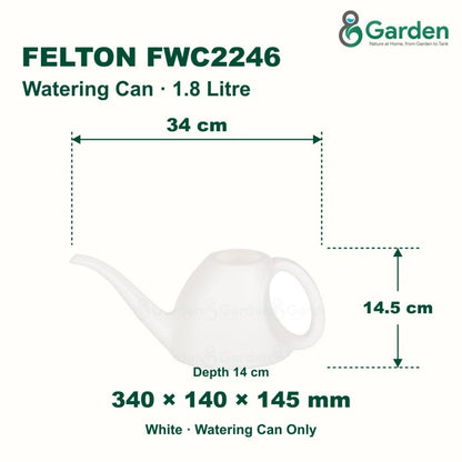 Felton FWC2246 1.8L Plastic Watering Can – product guide