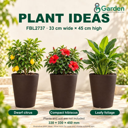 Felton FBL2737 Round Plastic Flower Pot 33cm – product guide