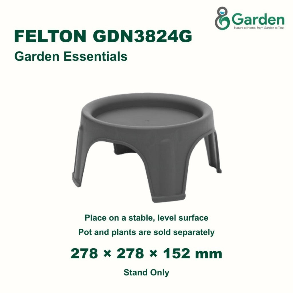 Felton GDN3824G Round Flower Pot Stand 27.8cm – product guide