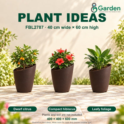 Felton FBL2787 Round Plastic Flower Pot 40cm – product and size guide
