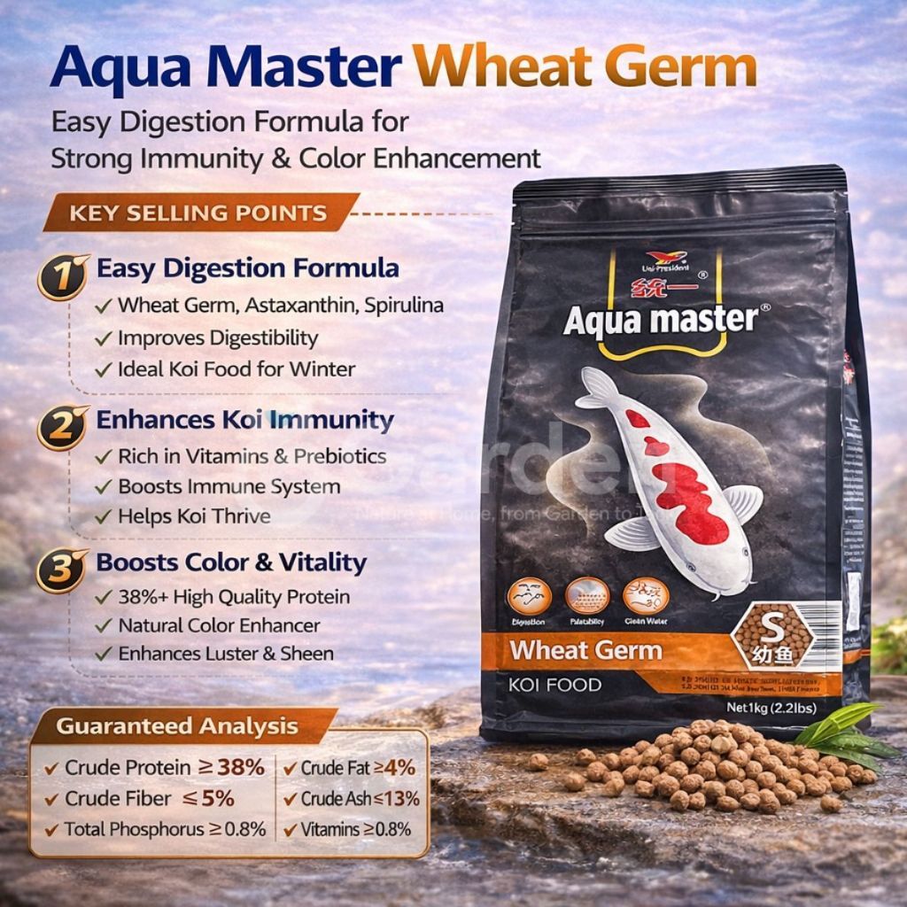 Aqua Master Koi Food – product information graphic 12