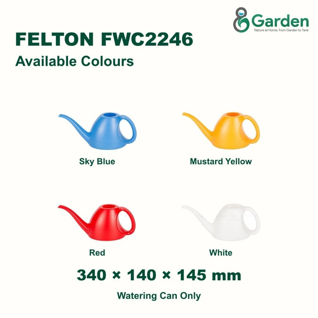 Felton FWC2246 1.8L Plastic Watering Can – product guide