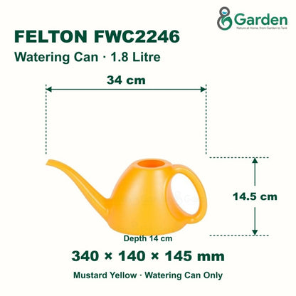 Felton FWC2246 1.8L Plastic Watering Can – product guide