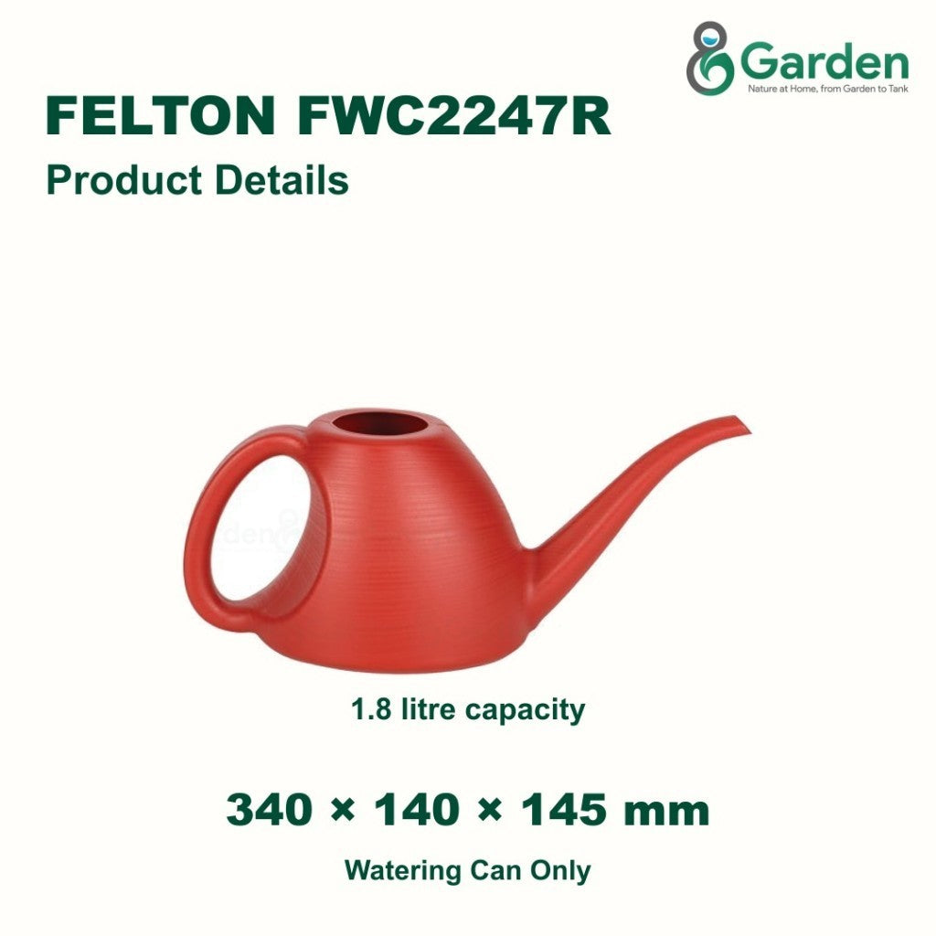 Felton FWC2247R 1.8L Plastic Watering Can – product guide