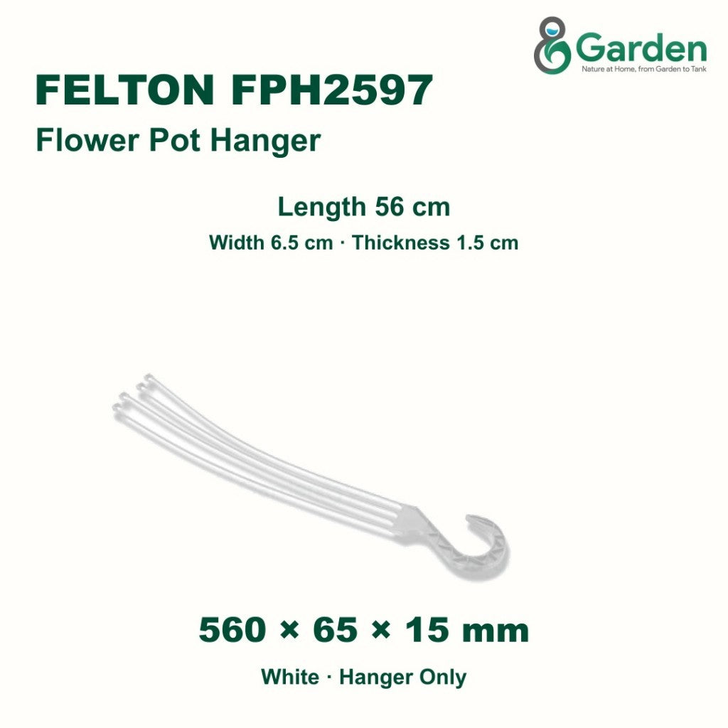 Felton FPH2597 Plastic Flower Pot Hanger – product guide