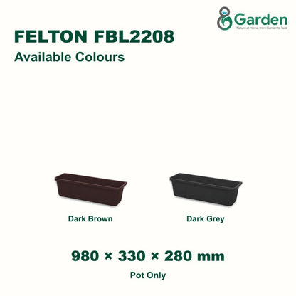 Felton FBL2208 Planter Box 98cm – product and size guide