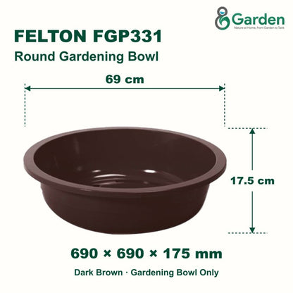 Felton FGP331 Round Plastic Gardening Bowl 69cm – product guide