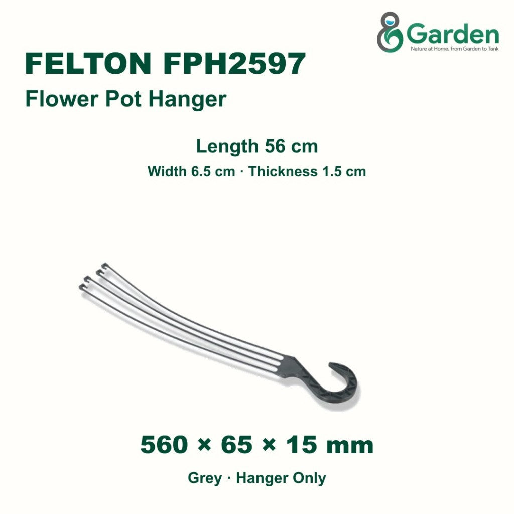 Felton FPH2597 Plastic Flower Pot Hanger – product guide