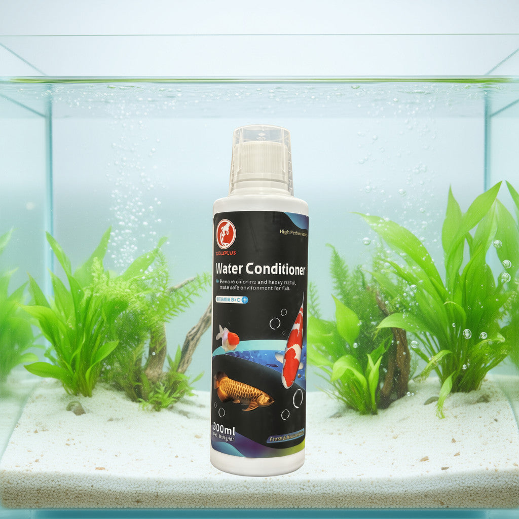 GoldPlus Aquarium Water Conditioner – product information graphic 4