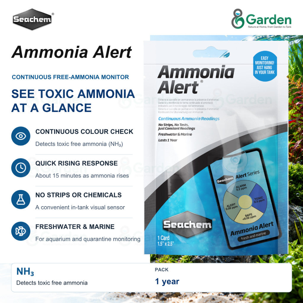 Seachem Ammonia Alert Continuous Free Ammonia Monitor – product information