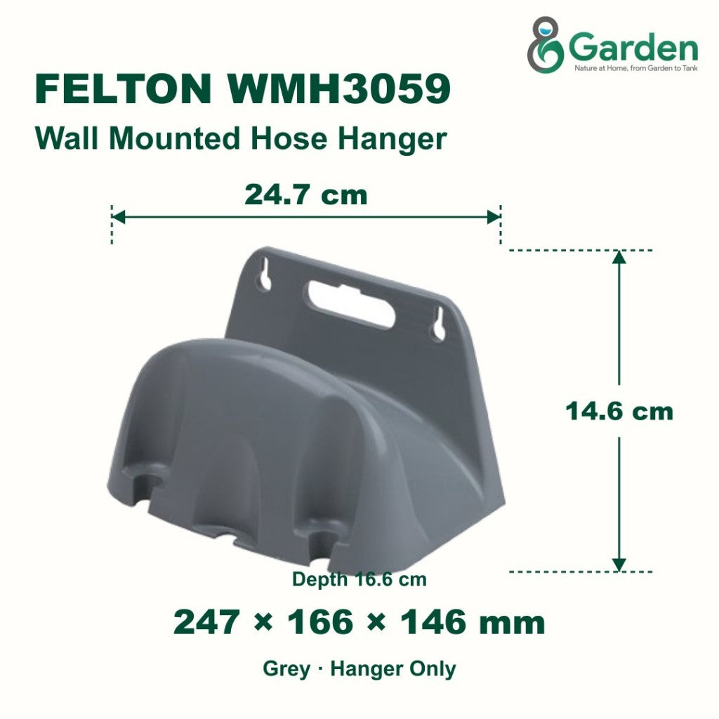 Felton WMH3059 Wall Mounted Garden Hose Hanger – product guide
