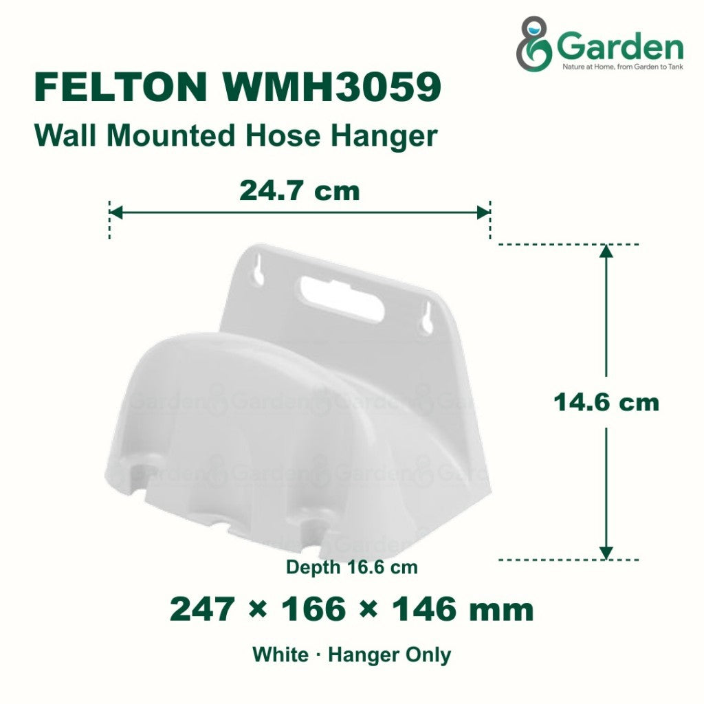 Felton WMH3059 Wall Mounted Garden Hose Hanger – product guide