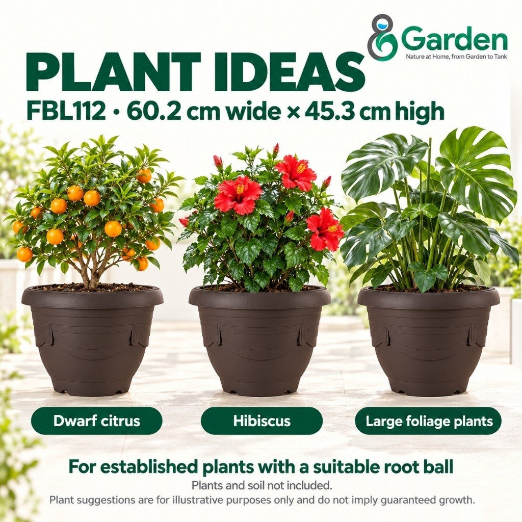 Felton FBL112 Round Plastic Flower Pot 60.2cm – product guide