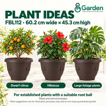 Felton FBL112 Round Plastic Flower Pot 60.2cm – product guide